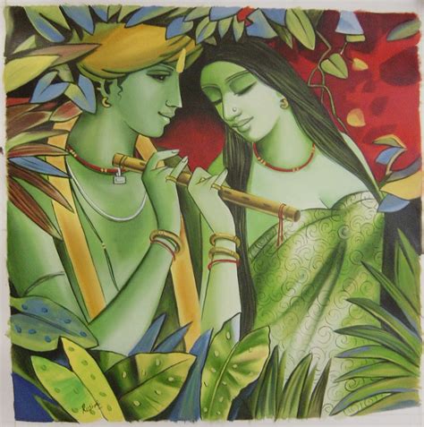 Radha Krishna Modern art Paintings | Latest Krishna Wallpaper and Krishna pictures