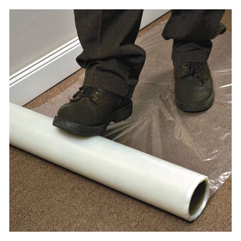 ES Robbins Roll Guard Temporary Floor Protection Film for Carpet, 36" x ...