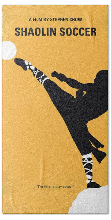 No480 My Shaolin Soccer minimal movie poster Beach Towel for Sale by Chungkong Art