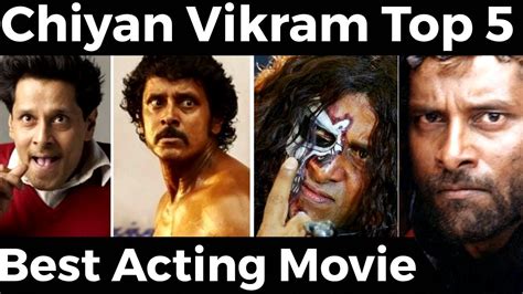 Chiyaan Vikram Top 5 Movies | Vikram Top 5 Movies | Chiyaan Vikram Best Movies - YouTube