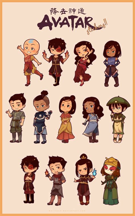 Avatar Chibis!!! - TheLastAirbender Avatar Aang, Avatar Legend Of Aang ...