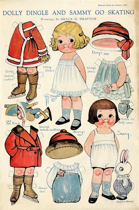 Vintage Paper Dolls Printable