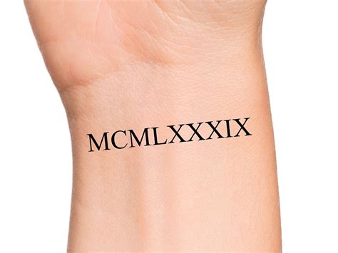 Update more than 77 1996 roman numerals tattoo super hot - in.cdgdbentre