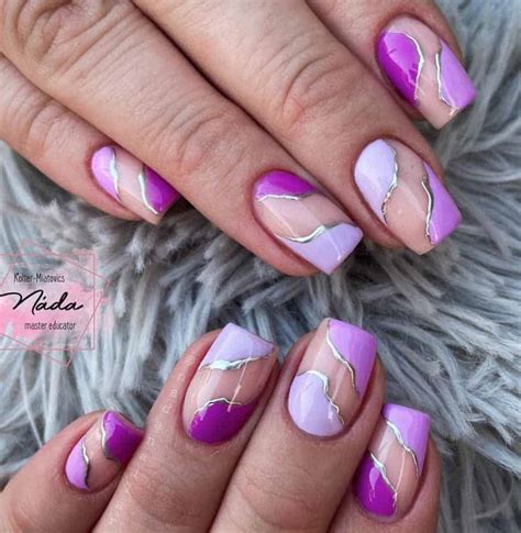 Cute Purple Nails Designs