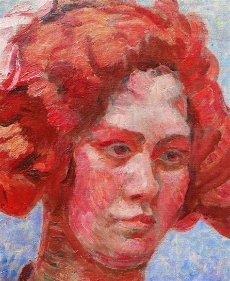 Georges GRIOIS, Portrait of a Fauve Woman - Pai... | Antikeo