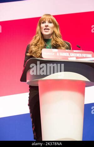 September 25, 2022: Angela Rayner MP, Deputy Leader, Labour party conferences opens today with a ...