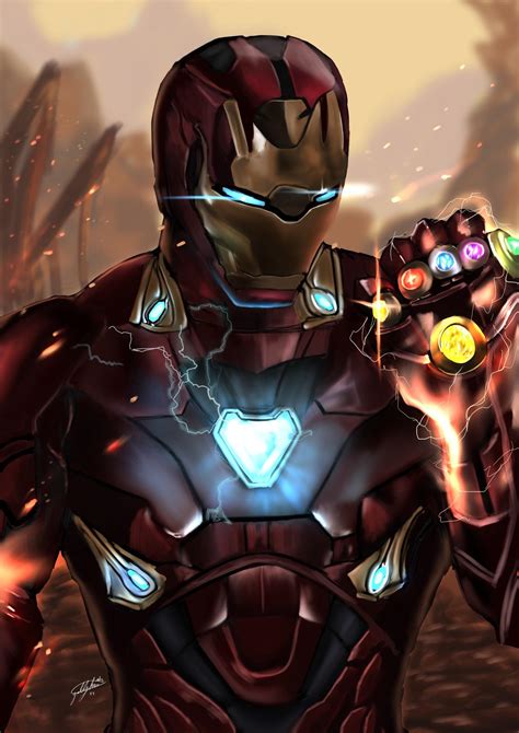 Iron Man With Infinity Gauntlet Wallpapers - Wallpaper Cave