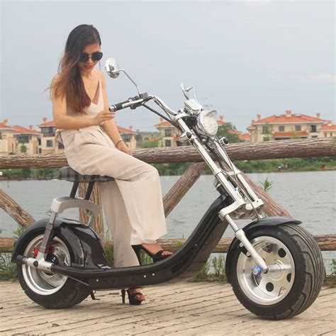 Daibot électrique Harley Scooter 60 V 1500 W deux roues Citycoco ...