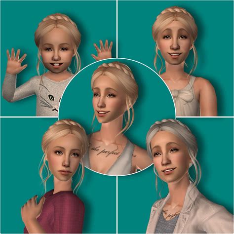 Brown To Blonde, Black And Brown, Straight Hairstyles, Girl Hairstyles, Galway Girl, Sims 2 Hair ...
