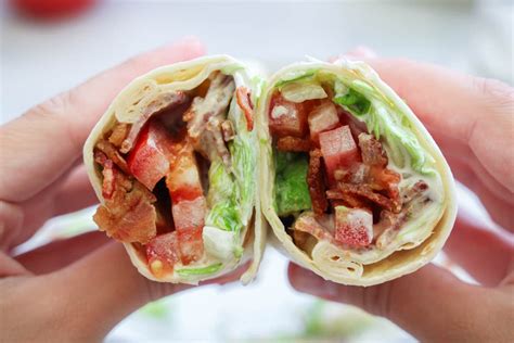 Easy BLT Wrap - Simply Home Cooked