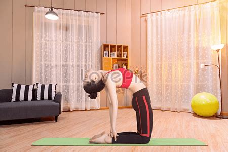 Indoor yoga creative image_picture free download 401713077_lovepik.com