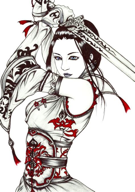 female samurai warriors | Warriors Women, Warrior Girl, Ninjas Style, Samurai Girls, Geisha Girl ...