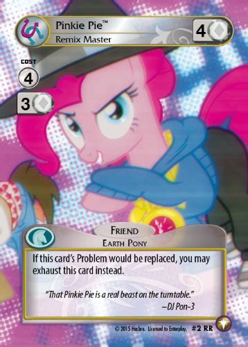 My Little Pony Pinkie Pie, Remix Master Equestrian Odysseys CCG Card | MLP Merch