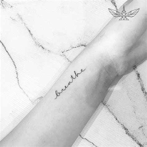 Meaningful word wrist tattoo | Wrist tattoos words, Handwriting tattoos ...