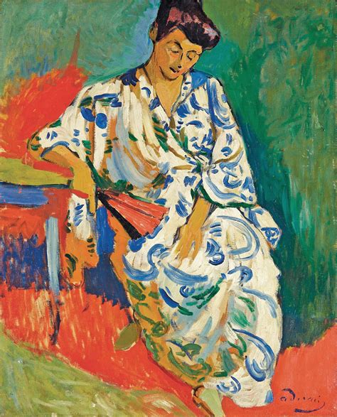 André Derain - Madame Matisse in a Kimono, 1905 | Trivium Art History