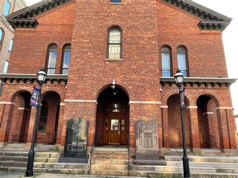 Entryway of Clearfield County Courthouse in Clearfield, Pennsylvania ...