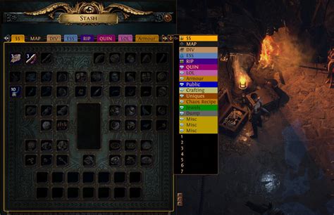 In Path of Exile: Delirium, your stash tab layout is automatically ...