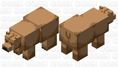 Grizzly bear Minecraft Mob Skin