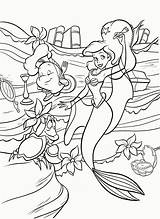Coloring Pages For Ariel  Home sketch template
