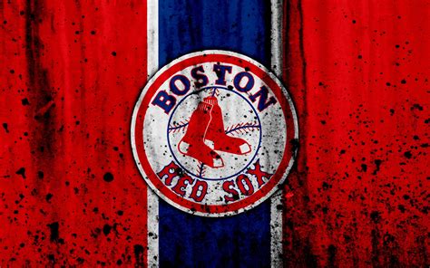 Download Logo Baseball MLB Boston Red Sox Sports 4k Ultra HD Wallpaper