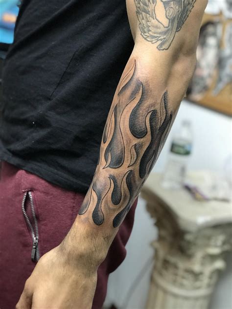 full sleeve tattoos designs #Halfsleevetattoos | Flame tattoos, Sleeve ...