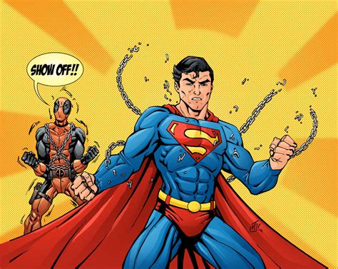 Superman and Deadpool by Vulture34 on DeviantArt