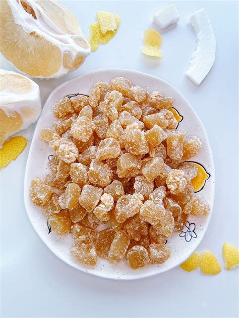 Candied Grapefruit Peel (or Pomelo Peel) | Easy Sweet Recipes