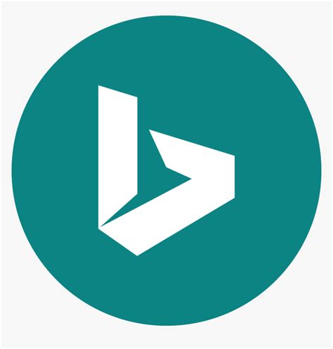 Bing Logo Circle, HD Png Download - kindpng