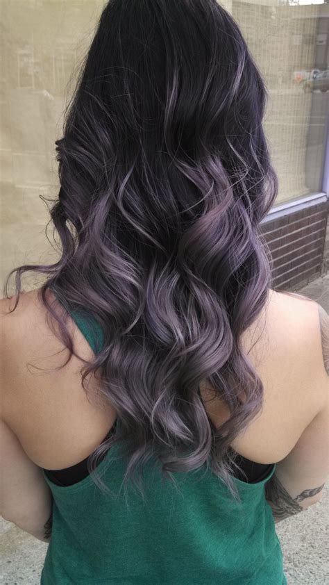 Dark amethyst lavender ombré vivid haircolor mermaid hair Haircolor by ...