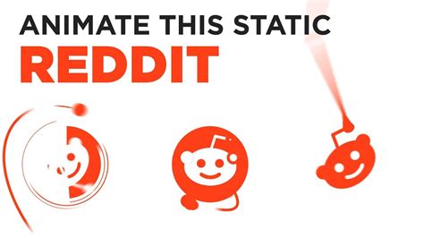 Reddit logo animation / Animate this static! - YouTube