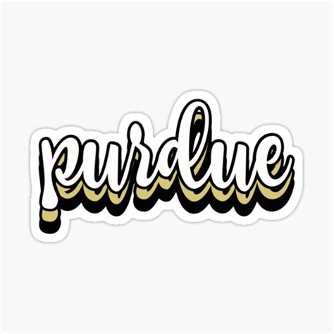 "purdue" Sticker by collegeacc | Redbubble