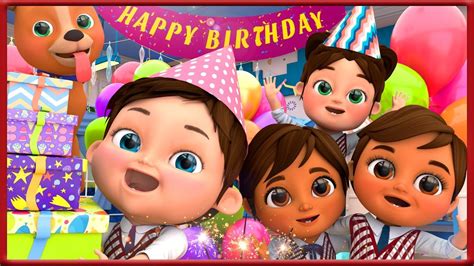 Happy Birthday Song | Kids Party Songs Nursery Rhymes Best Birthday ...