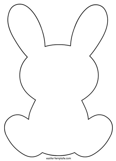 Bunny Cake Cut Out Template