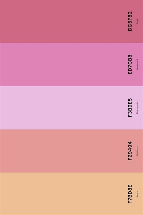 25+ Best Mauve Color Palettes with Names and Hex Codes in 2024 | Color palette pink, Hex color ...