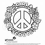 Daisy Girl Scout Coloring Pages At GetColoringscom  Free Printable sketch template
