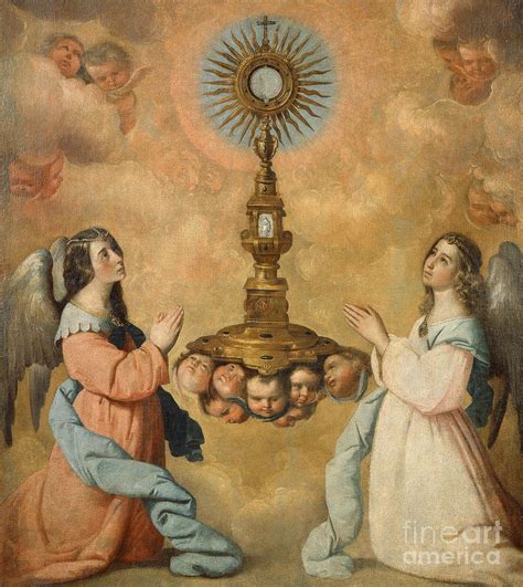 The Eucharist Painting by Francisco de Zurbaran - Pixels Merch