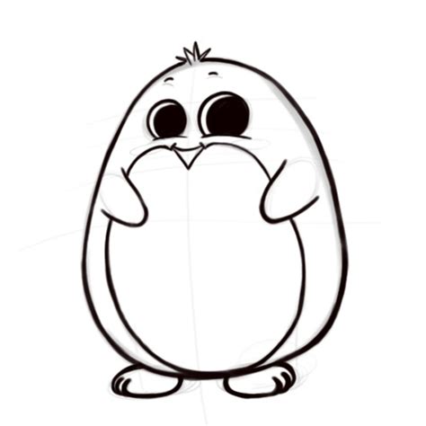 How To Draw A Easy Cartoon Penguin free image download