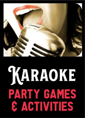 Karaoke Party Games and Ideas