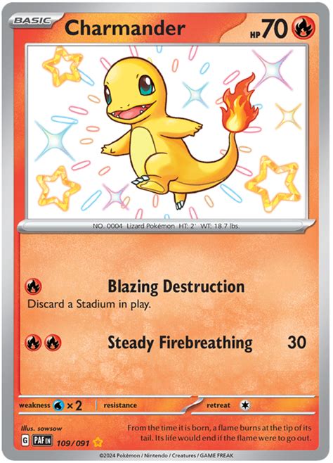 Charmander - Paldean Fates #109 Pokemon Card