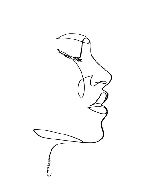 How To Draw Abstract Line Faces at How To Draw