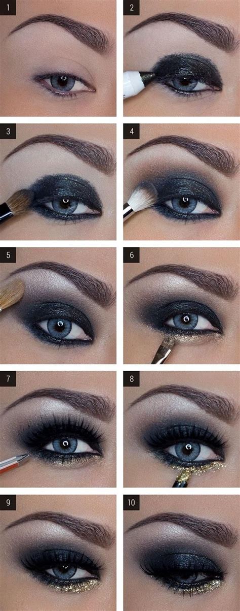 10 Best Smoky Makeup Tutorials for Christmas Parties - Pretty Designs