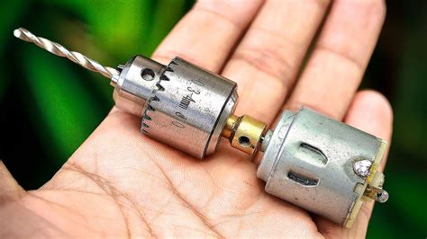 How to Make a High Speed Mini Drill Machine - DIY - YouTube