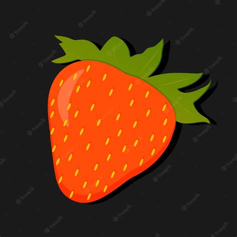 Premium Vector | Illustration of a strawberry