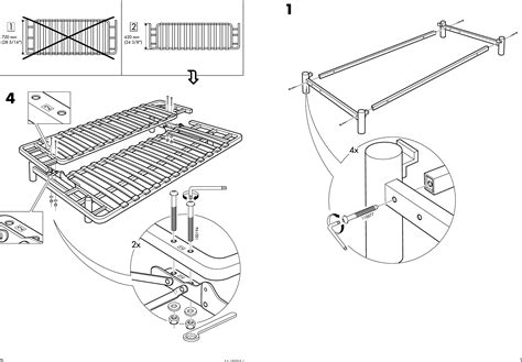 Ikea Beddinge Sofabed Frame Assembly Instruction 2