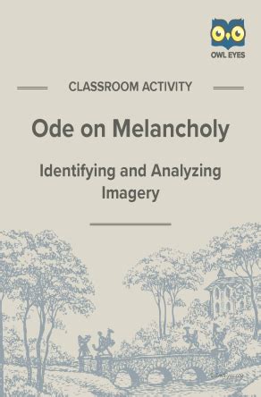 Ode on Melancholy Imagery Activity - Owl Eyes