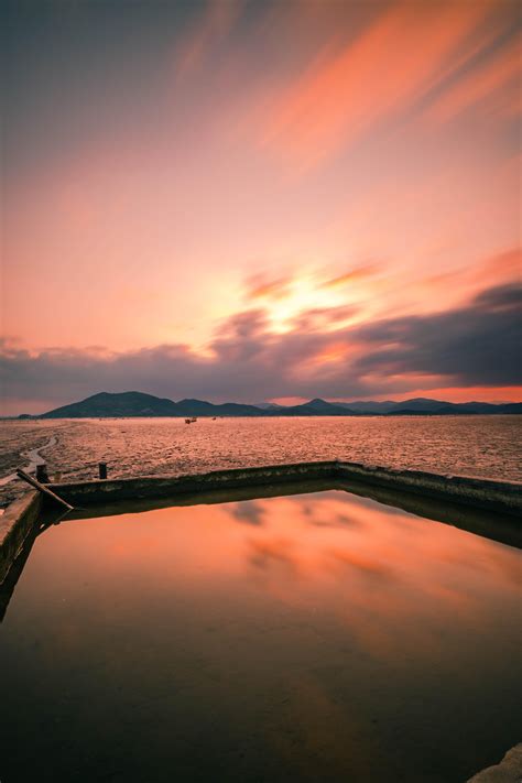 Sunset in the Suncheon Bay Mudflats : r/korea