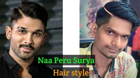 Naa peru surya Hairstyle - Naa illu India - Allu Arjun Hairstyle ...