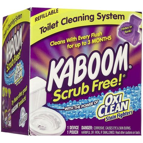 Kaboom Scrub Free! Continuous Clean Toilet Cleaning 1CT System ...