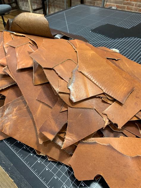 Horween Leather Scraps 20 lbs | Etsy