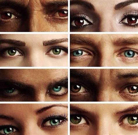 The eyes of Once Upon a Time (L-R: Mr. Gold, Regina Mills, Mary ...